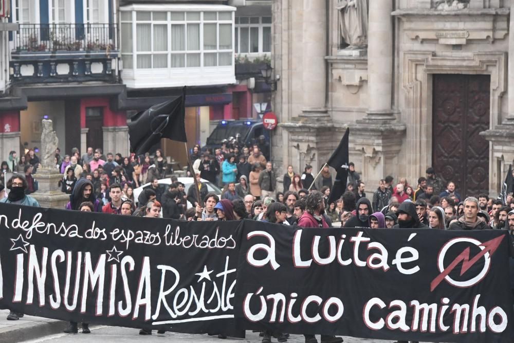 Manifestación de apoyo a la Insumisa