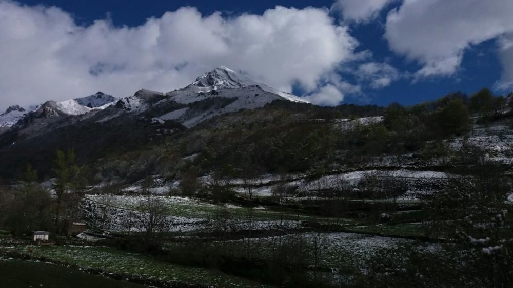 Nieve en Asturias