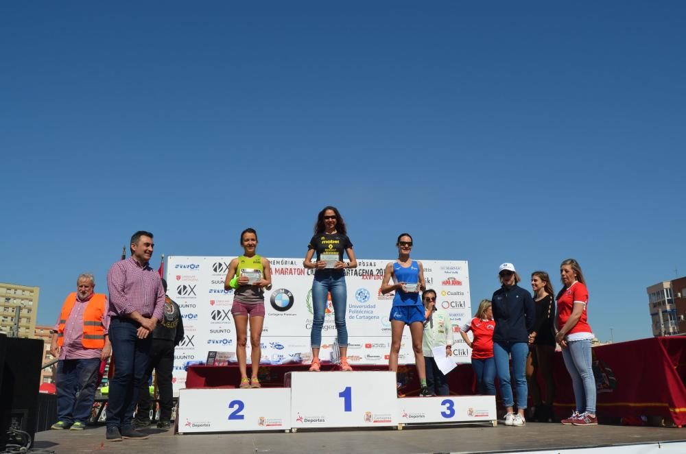 Ganadores de la Media Maratón de Cartagena