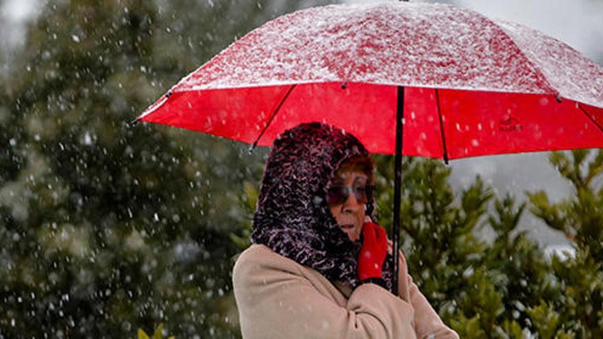 El tiempo en Mallorca: frío polar y nieve a 500 metros