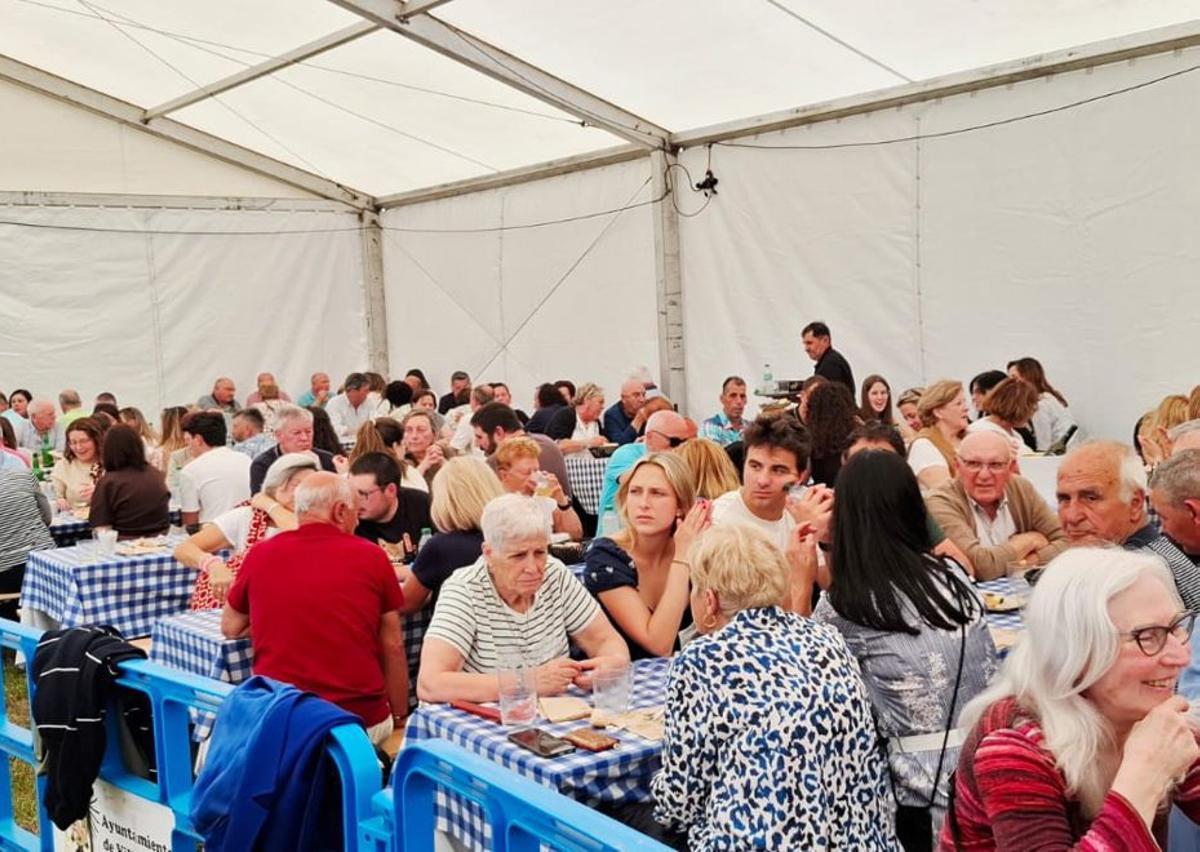 Argüeru abre la fiesta en les Mariñes