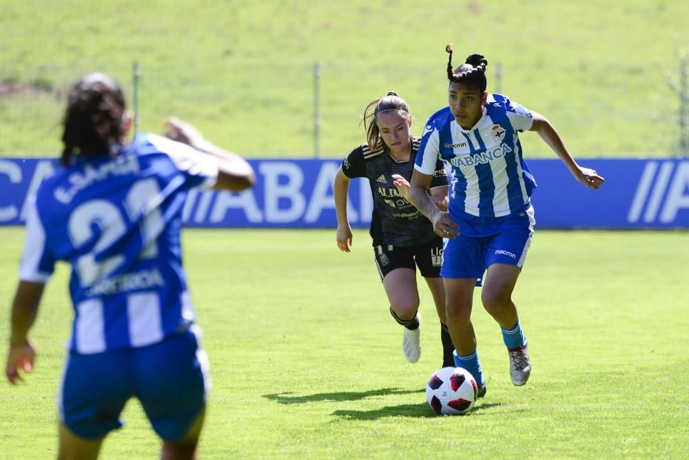 El Dépor Abanca golea 4-1 al Oviedo Moderno