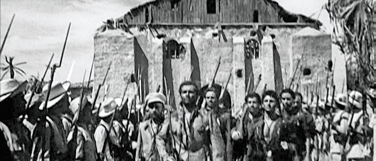 Plano final del filme &quot;Los últimos de Filipinas&quot; (1945).