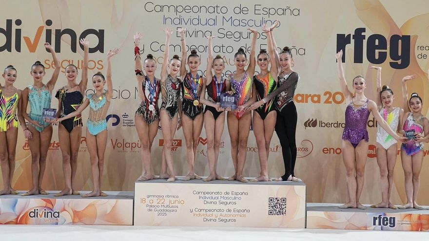 La Comunidad Valenciana arrasa en el Campeonato de España de gimnasia rítmica