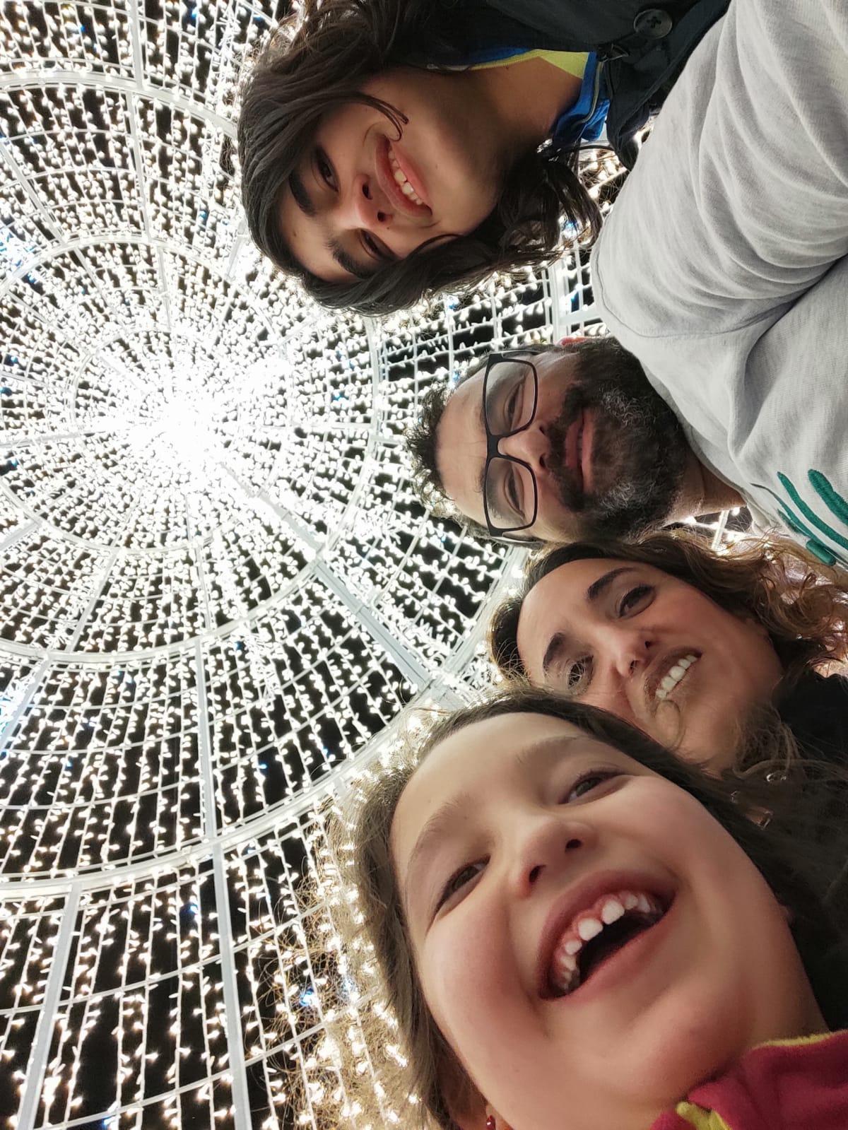 Una familia feliz, a pesar de las adversidades.