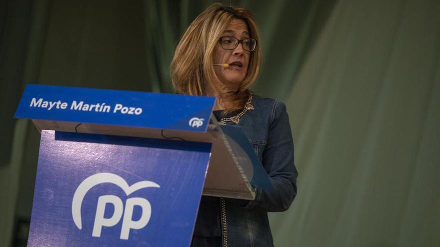 Mayte Martín Pozo durante del debate electoral de LA OPINIÓN-EL CORREO DE ZAMORA.