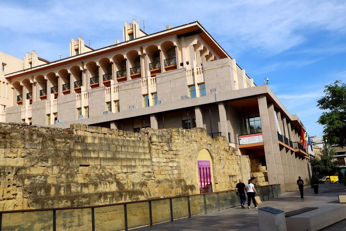 Edificio del Ayuntamiento de Córdoba, en la calle Capitulares.