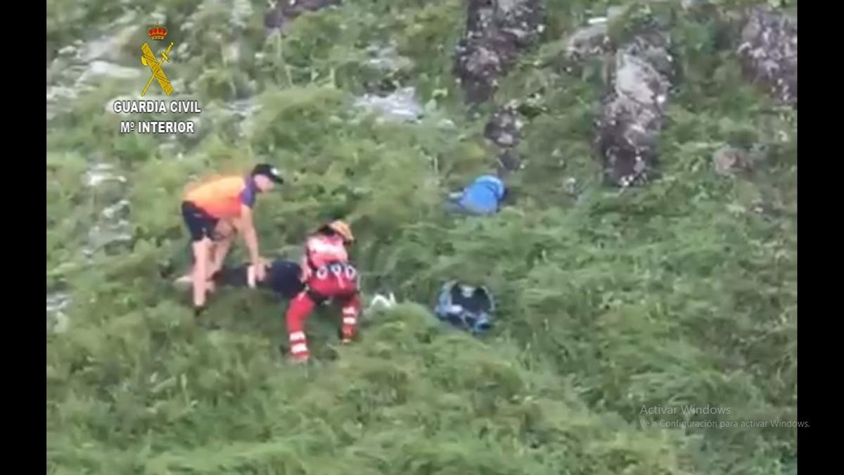 Rescate de un montañero en Candanchú