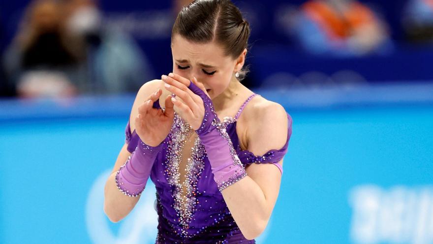 La patinadora rusa Kamila Valíeva, sancionada con cuatro años de suspensión por dopaje