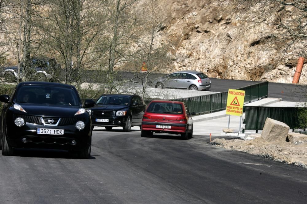 Polémica por las obras en la carretera que une Liñares y Valboa