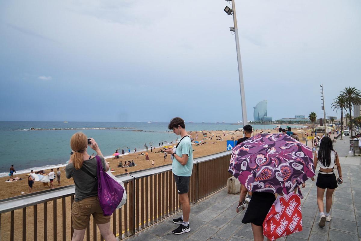 El tiempo en Barcelona: esperan las fuertes tormentas en las playas