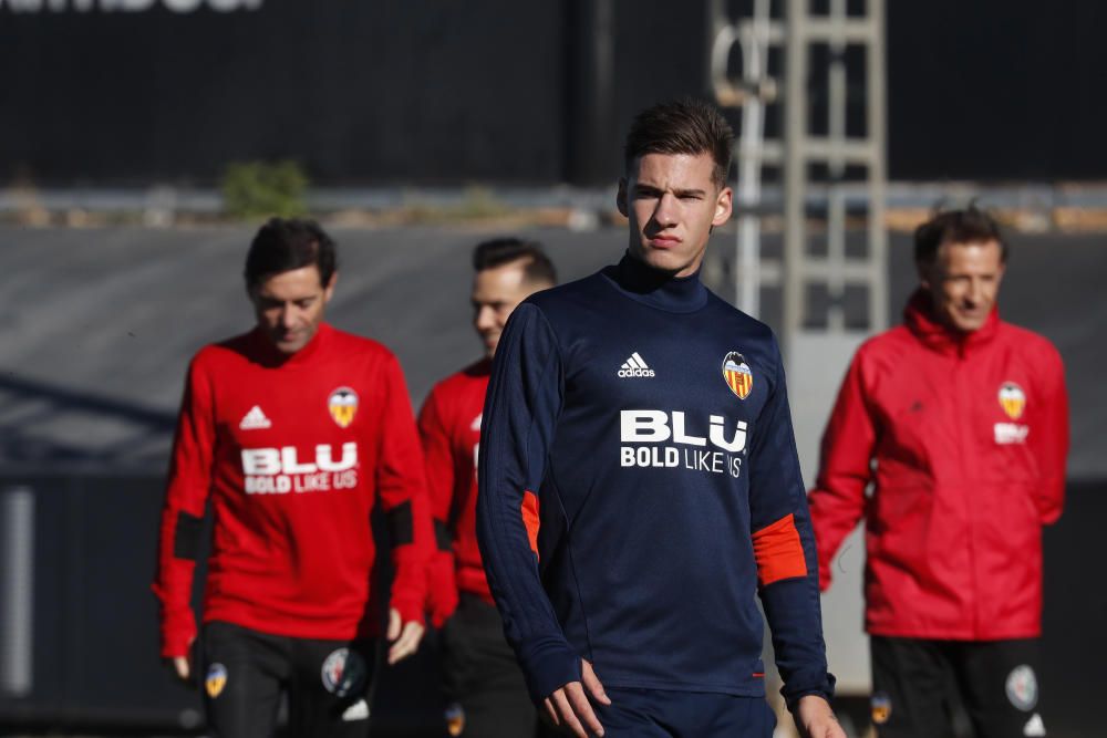 Así ha sido el último entrenamiento de esta semana del Valencia CF