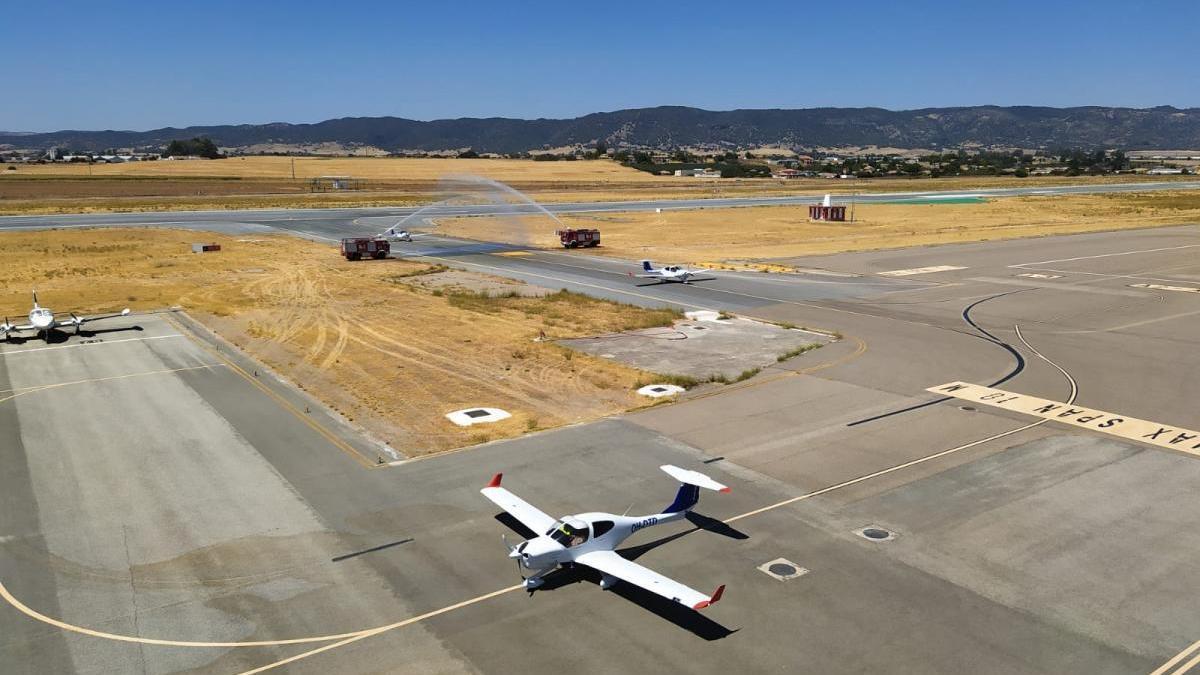 El aeropuerto de Córdoba recibe a los primeros aviones de la escuela de pilotos