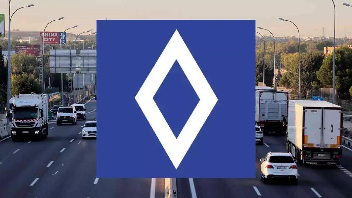 Esta señal identifica carriles de uso compartido para vehículos con más de un ocupante.