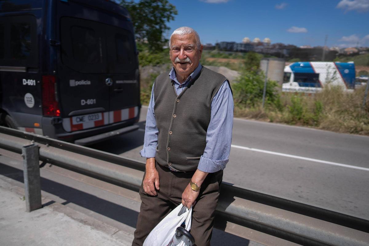 Félix Recio, hace 50 años que tiene un huerto en este espacio