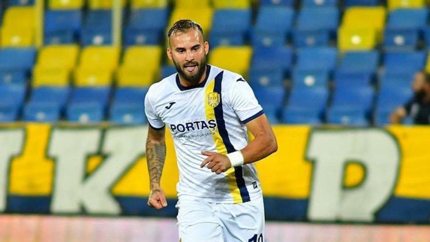 Jesé, en un partido con el Ankaragücü.