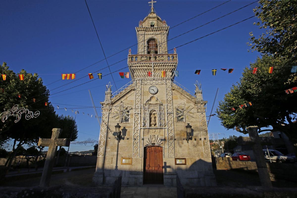 Iglesia de Beade, cuyo entorno será expropiado por el Concello de Vigo para humanizarlo.
