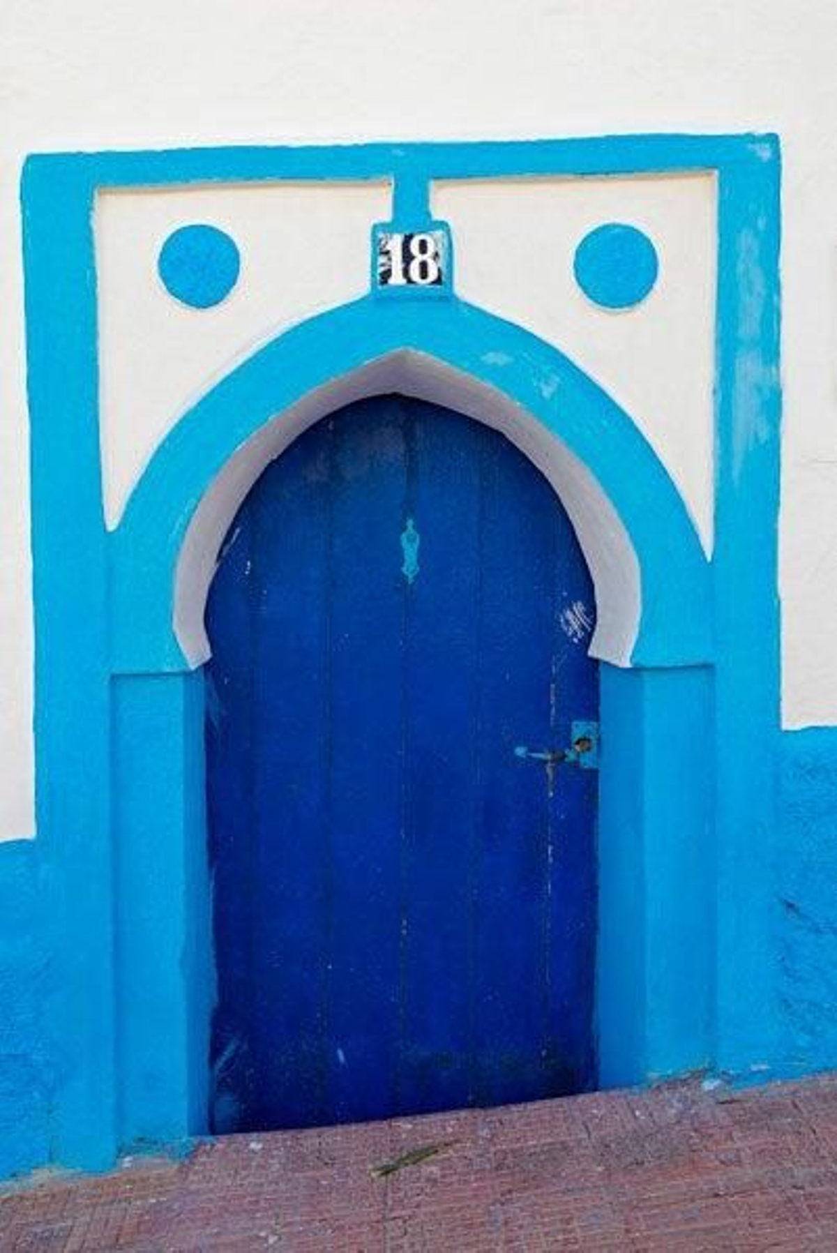 Sidi Ifni está pintada de azul y blanco.
