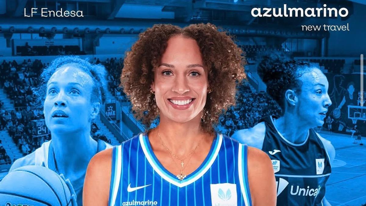 Lydia Rivers, presentada como nueva jugadora del Azulmarino