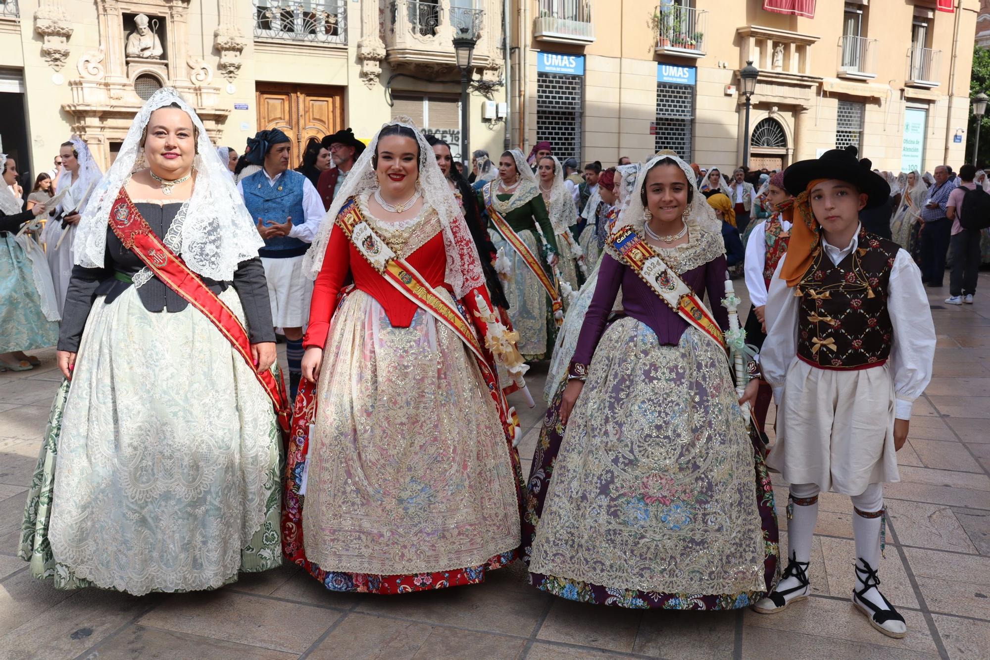 Las comisiones de falla en la Procesión de la Virgen (1/5)