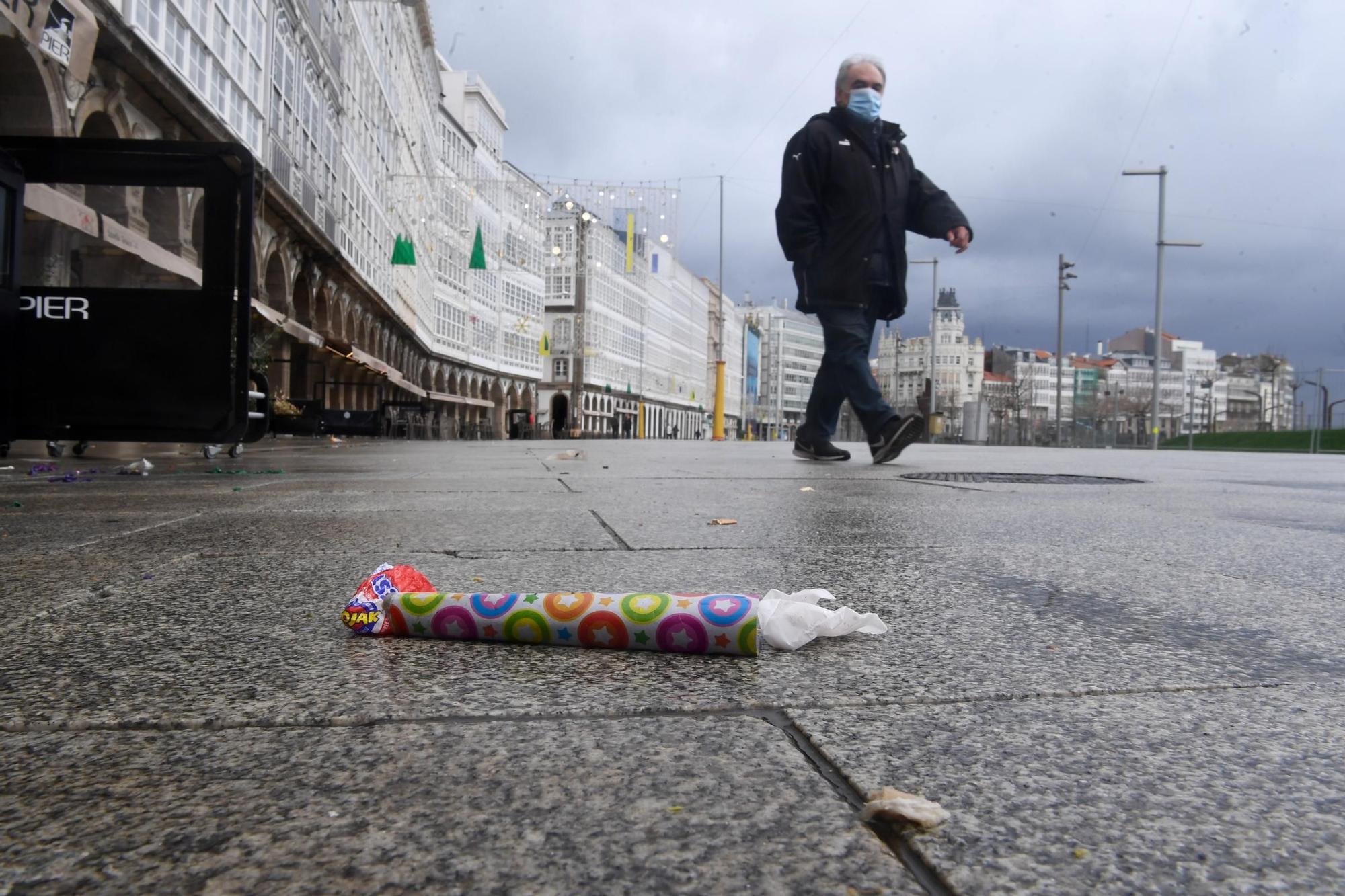 Las calles de A Coruña reciben un Año Nuevo Diferente