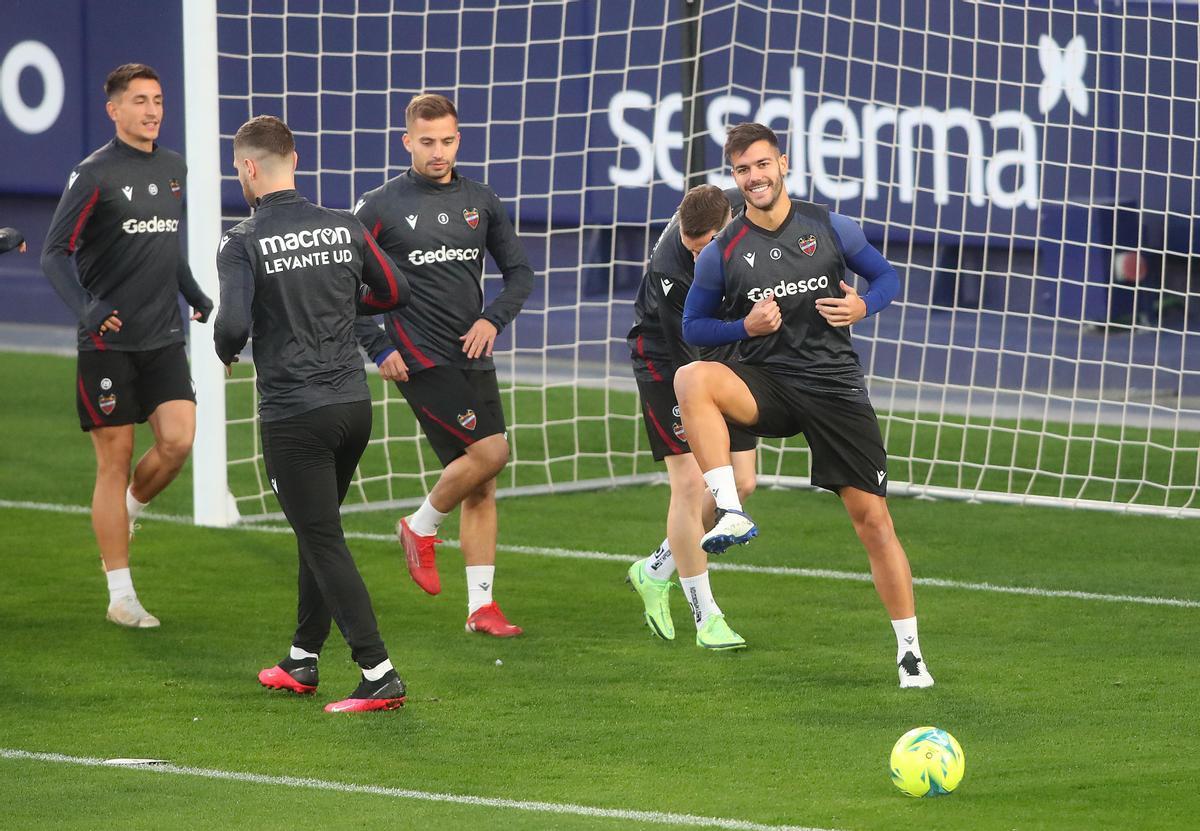 Así ha sido el entrenamiento del Levante UD de hoy