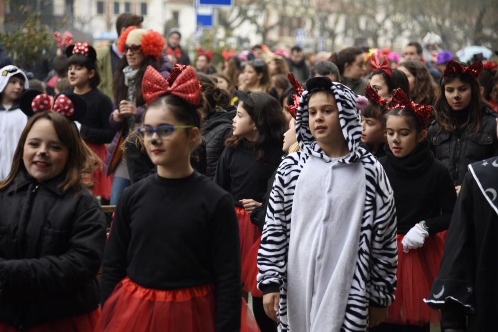 La rua del Carnaval infantil de Sallent
