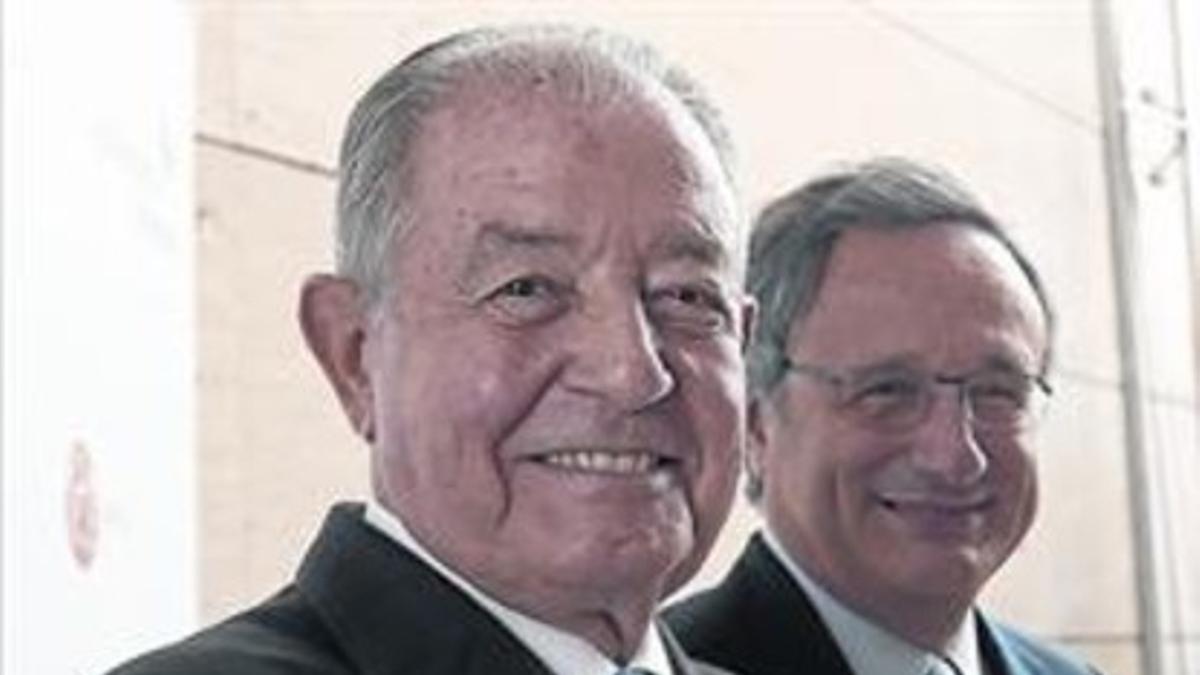 Salvador Gabarró y Rafael Villaseca, su sucesor en Gas Natural.