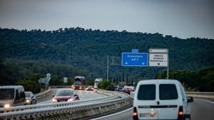 Imagen de una carretera catalana