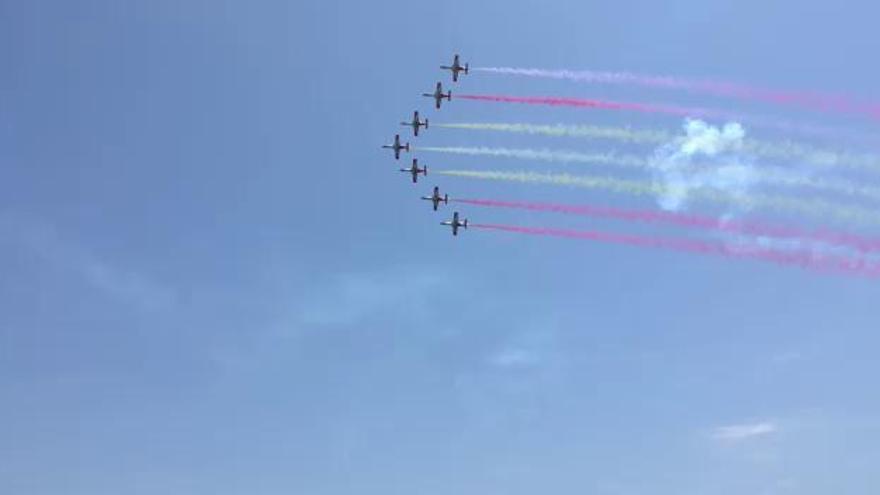 La 'Patrulla Águila' cierra una Exhibición Aérea en San Javier