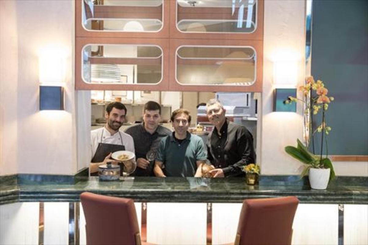De izquierda a derecha, Javier Méndez, Iván Castro, Manel Arjó y Jorge Guerrero.
