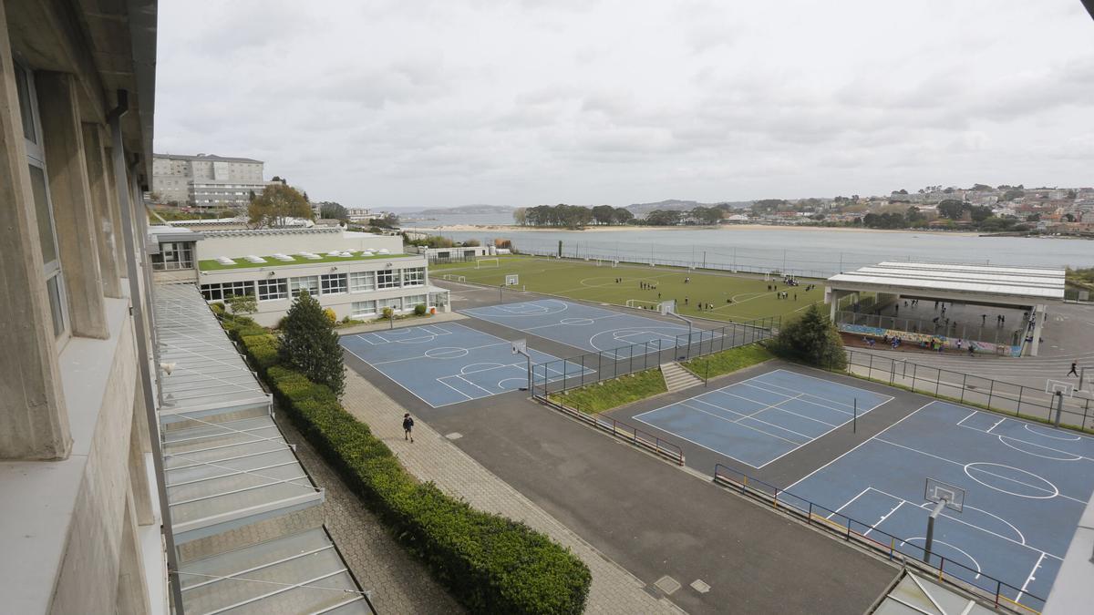 Instalaciones del colegio Santa María del Mar, participante en el proyecto de Cáritas.