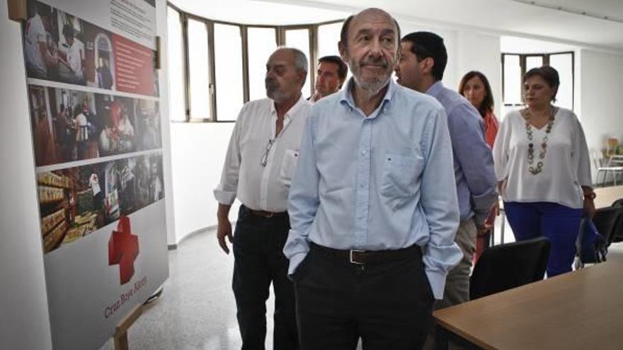 Rubalcaba, de campaña en Alcoy