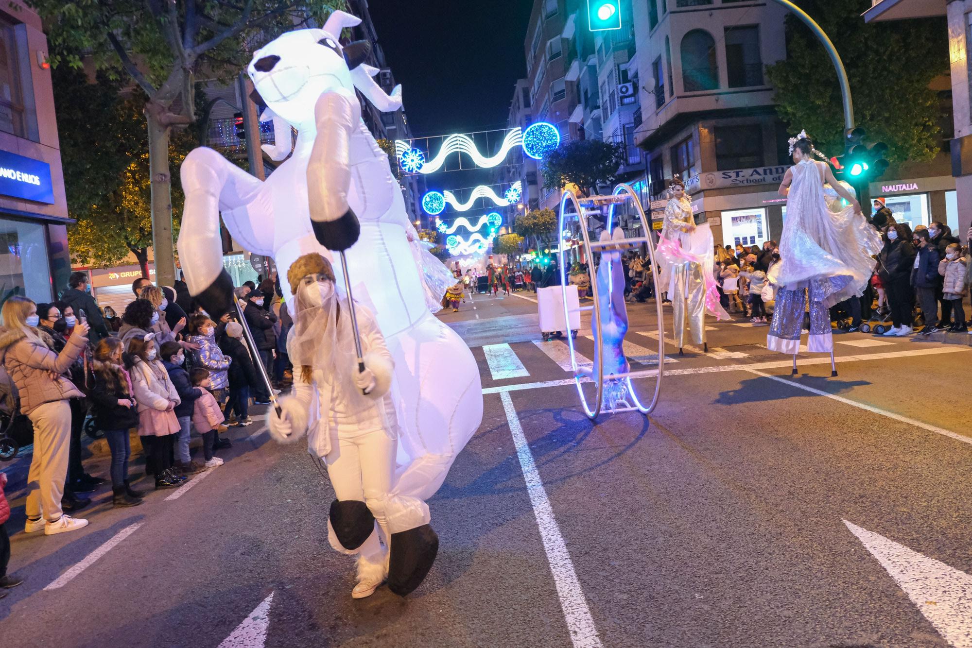 Cabalgata de Papá Noel en Elche