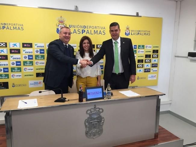 Entrenamiento de la UD Las Palmas en el campo de fútbol de El Hornillo