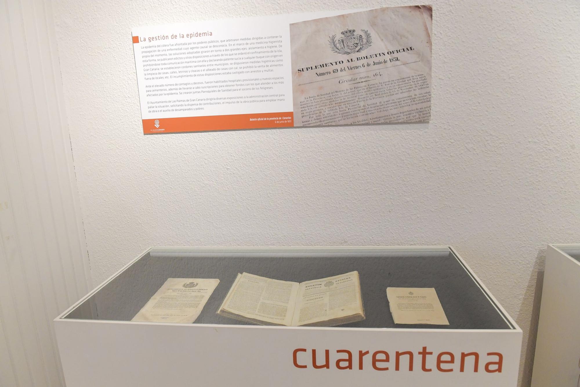 Exposición 'Memorias del cólera. Historia de una epidemia' en el Museo Canario