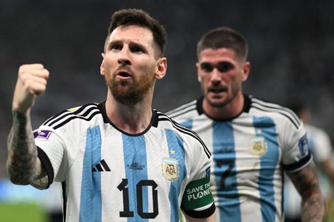 El gol de Messi ante México en el Mundial y la celebración de Argentina