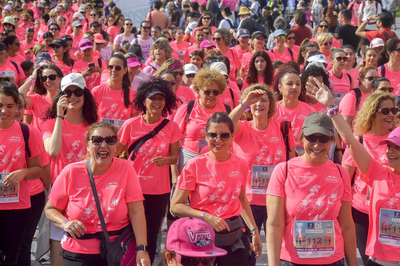 La 'Marea Rosa' de la Carrera de la Mujer de Las Palmas de Gran Canaria, en imágenes