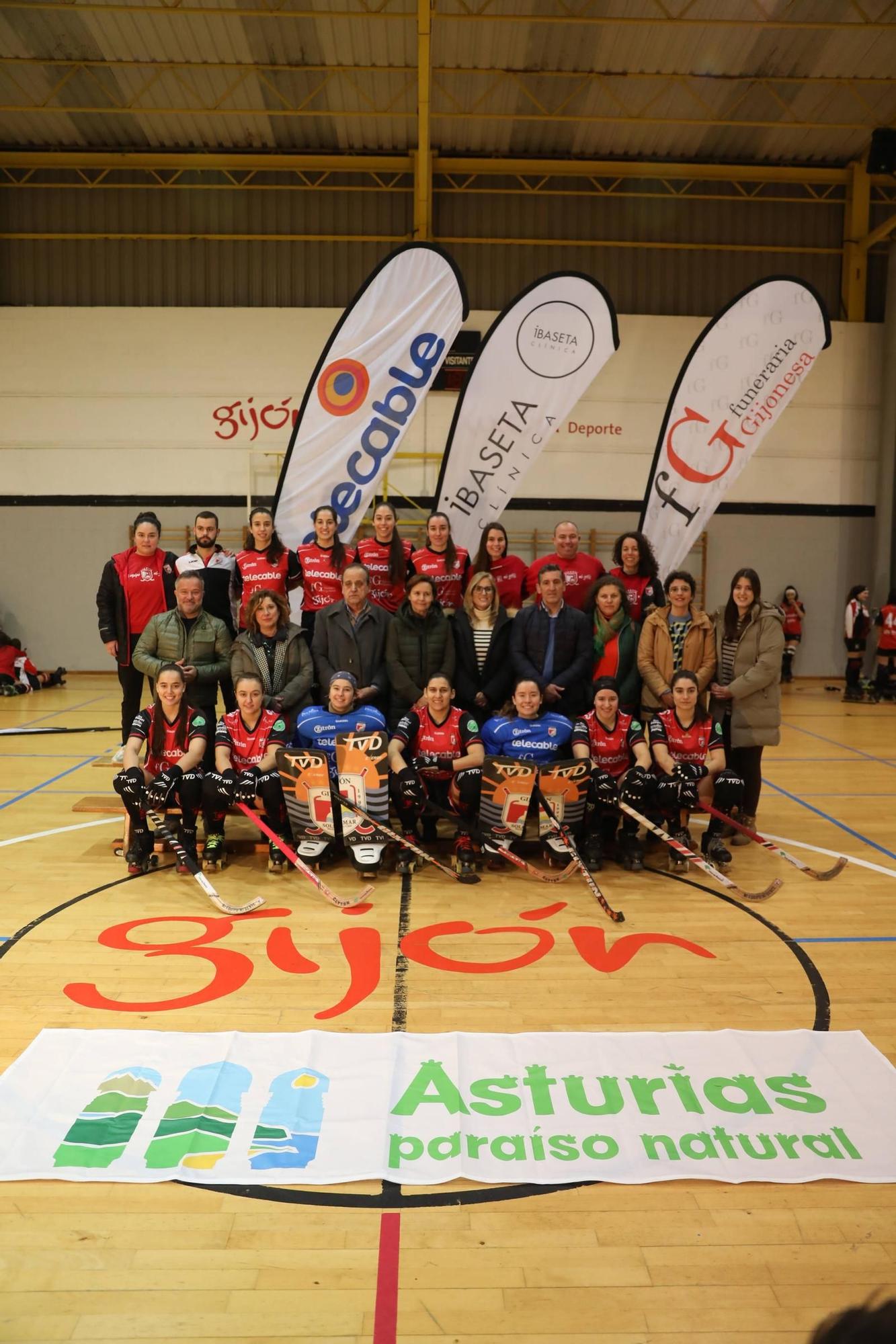 Presentación de los equipos del Telecable de Gijón de hockey sobre patines