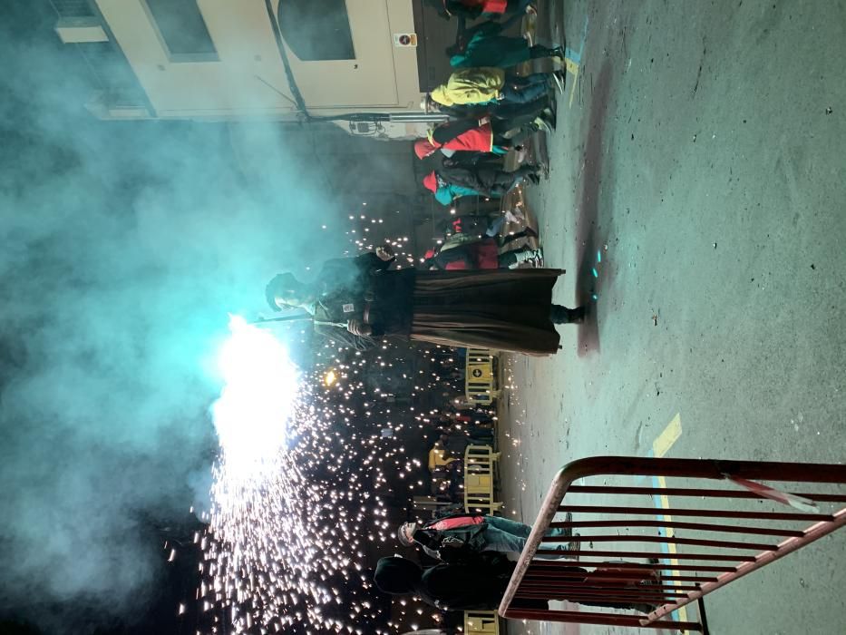 La mostra de foc del carnaval de Sallent