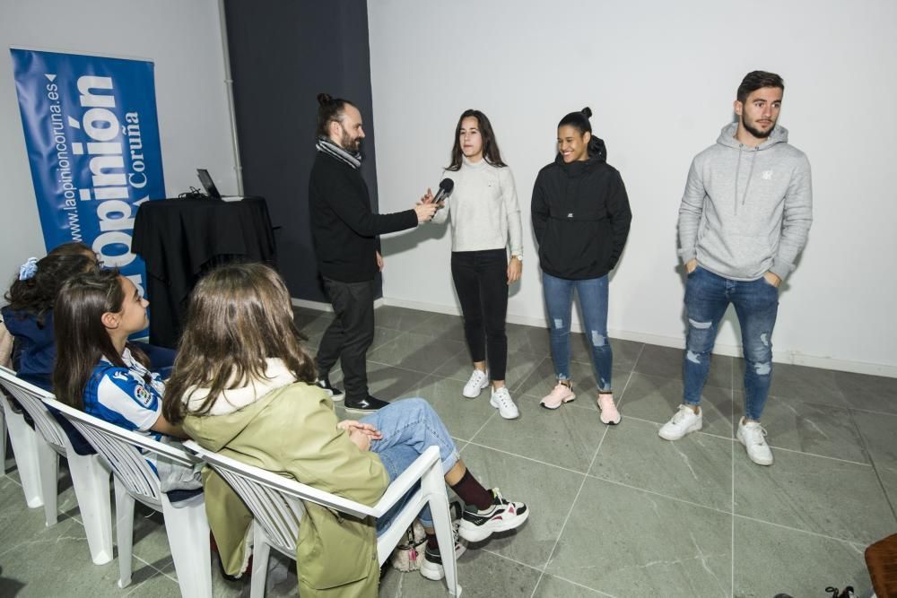 El CEIP Arteixo en Riazor con Valores Branquiazuis