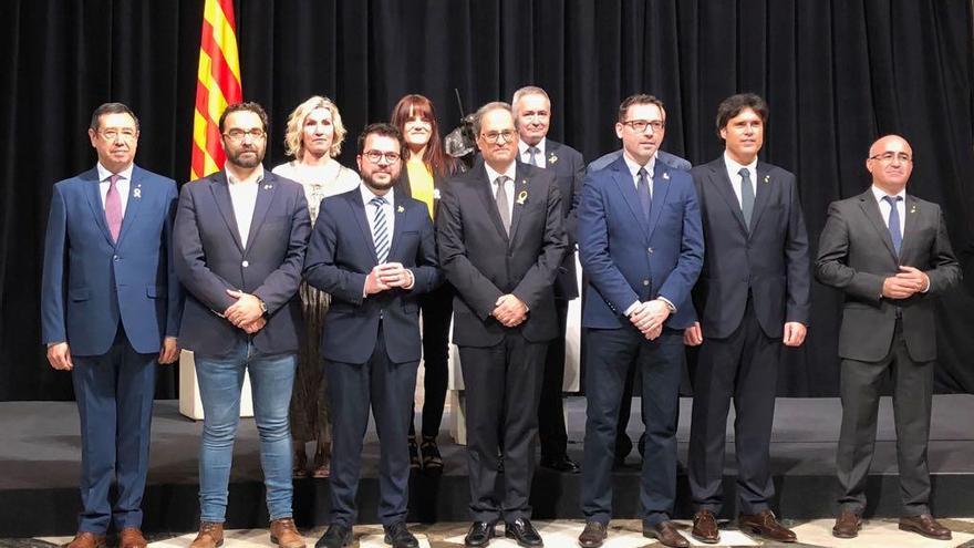 El nou delegat de Girona, Pere Vila, el segon per la dreta.