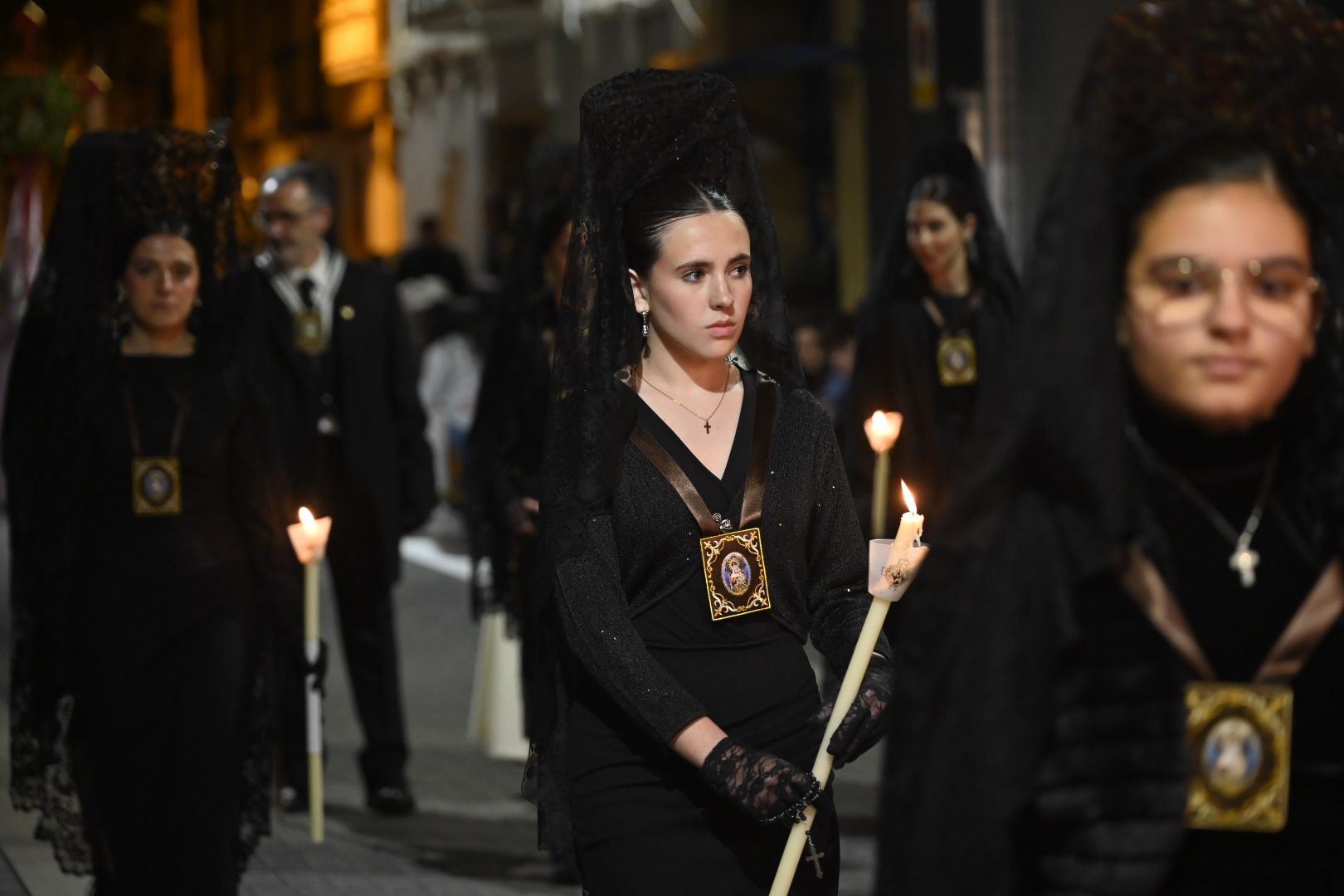 Las imágenes de la procesión del Santo Entierro en Vila-real