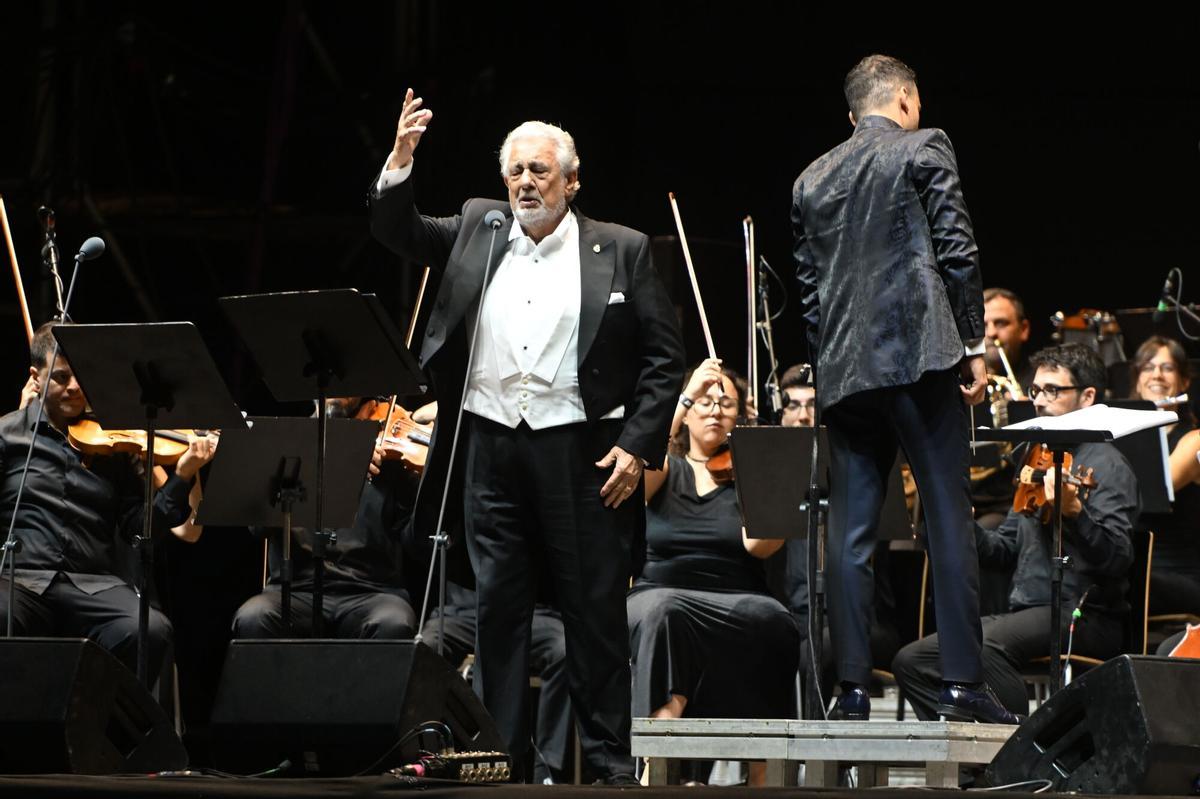Actuación de Plácido Domingo en el SOM Festival