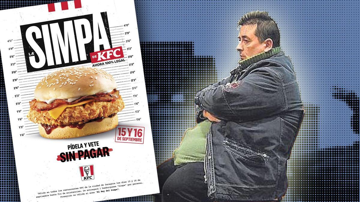 El conocido como &#039;El rey del simpa&#039; y la promoción anunciada por KFC en Zaragoza