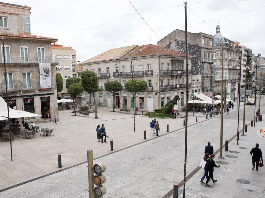 Vista de la Plaza de la Princesa de Vigo. / Marta G. Brea