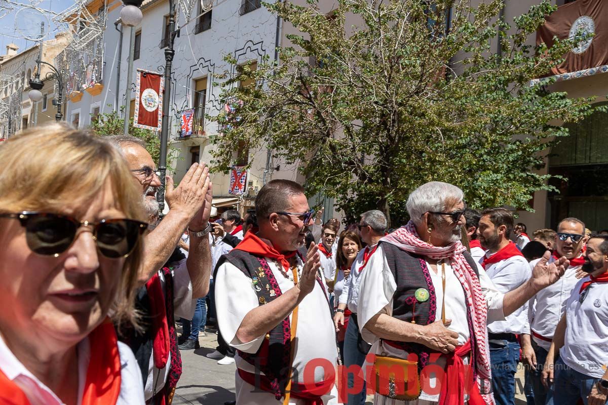 Moros y Cristianos en la mañana del dos de mayo en Caravaca