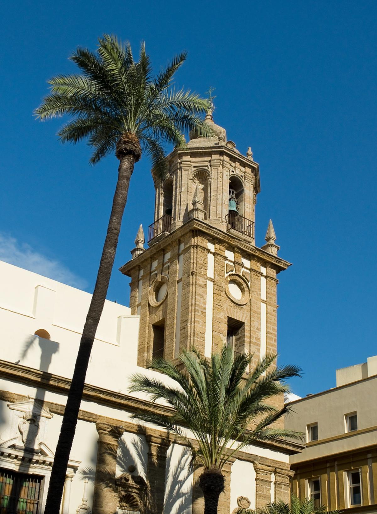 Iglesia de Santiago en Plaza de la Catedral. Cádiz