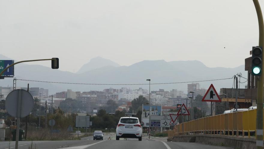 Carretera de entrada a Cartagena.