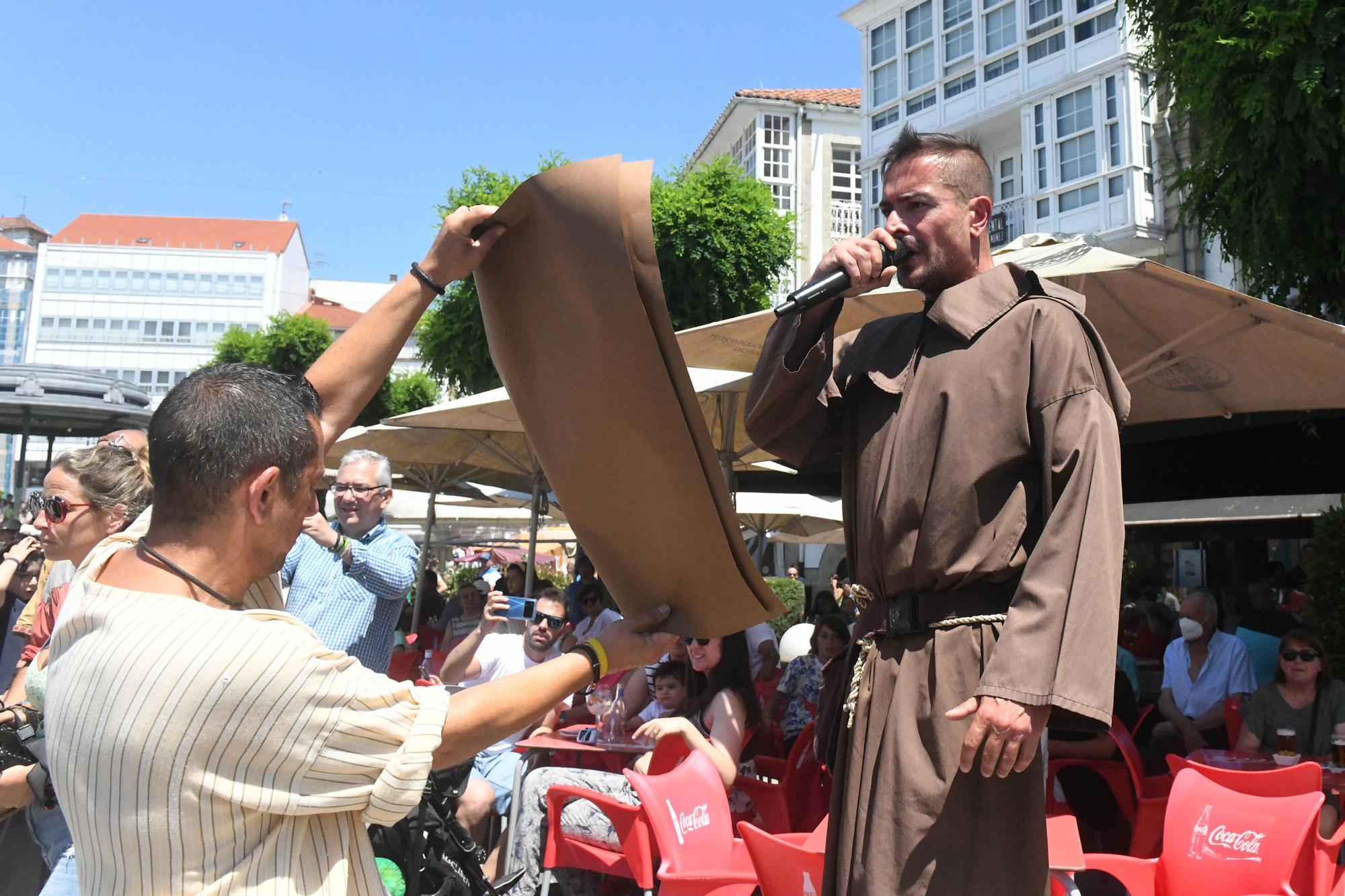 Betanzos cierra su Feira Franca Medieval con la expulsión de los leprosos